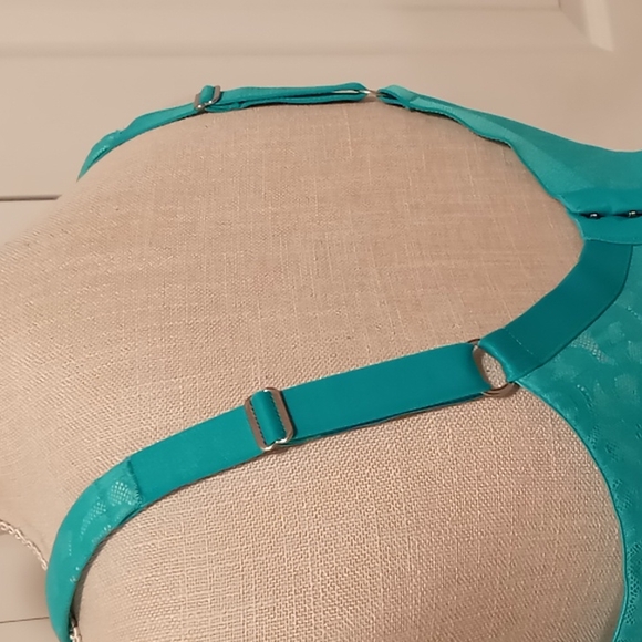 🌻Ambrielle Turquiose Lace Everyday Full Coverage T Shirt Bra Sz 40D NWOT - Picture 5 of 9